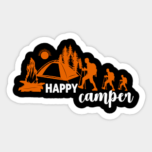 Happy Camper Sticker